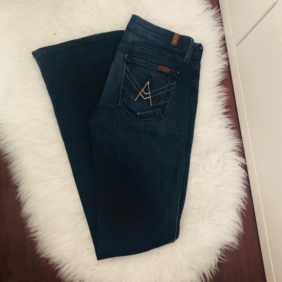 7 Jeans “A Pocket” Flare Jeans - Picture 1 of 4